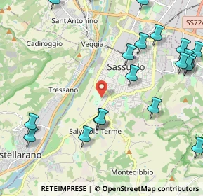 Mappa Viale Ippolito Nievo, 41049 Sassuolo MO, Italia (2.8605)