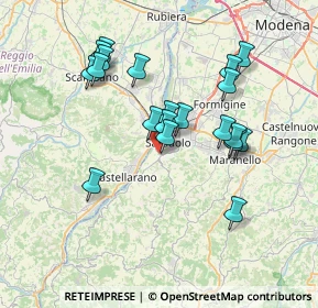 Mappa Viale Ippolito Nievo, 41049 Sassuolo MO, Italia (6.866)