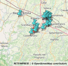 Mappa Viale Ippolito Nievo, 41049 Sassuolo MO, Italia (12.4555)
