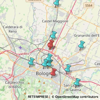 Mappa Via Forlì, 40128 Bologna BO, Italia (4.20545)