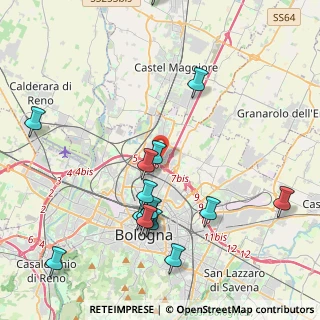 Mappa Via Forlì, 40128 Bologna BO, Italia (4.78267)