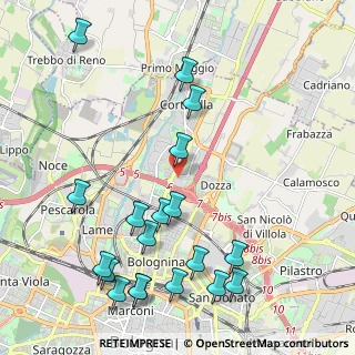 Mappa Via Forlì, 40128 Bologna BO, Italia (2.59158)