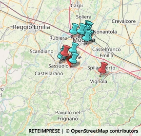 Mappa Via Solferino, 41042 Fiorano Modenese MO, Italia (10.55)