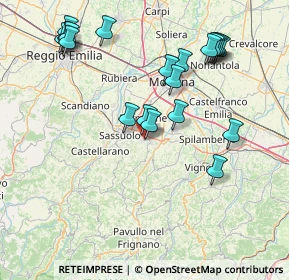 Mappa Via Solferino, 41042 Fiorano Modenese MO, Italia (17.3585)