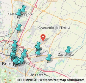 Mappa Via Zenetta, 40057 Granarolo dell'Emilia BO, Italia (5.515)