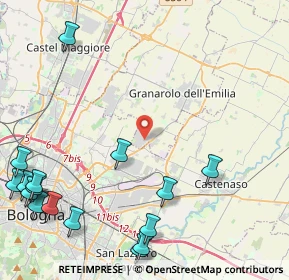 Mappa Via Zenetta, 40057 Granarolo dell'Emilia BO, Italia (6.37813)