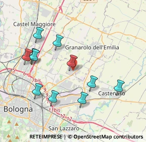 Mappa Via Zenetta, 40057 Granarolo dell'Emilia BO, Italia (4.06455)