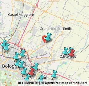 Mappa Via Zenetta, 40057 Granarolo dell'Emilia BO, Italia (5.932)