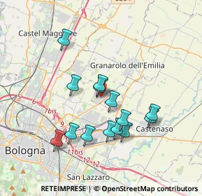 Mappa Via Zenetta, 40057 Granarolo dell'Emilia BO, Italia (3.27857)