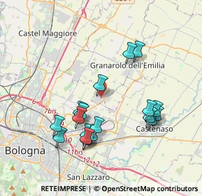 Mappa Via Zenetta, 40057 Granarolo dell'Emilia BO, Italia (3.75056)