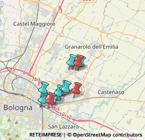 Mappa Via Zenetta, 40057 Granarolo dell'Emilia BO, Italia (3.04818)