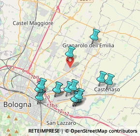 Mappa Via Zenetta, 40057 Granarolo dell'Emilia BO, Italia (3.92133)