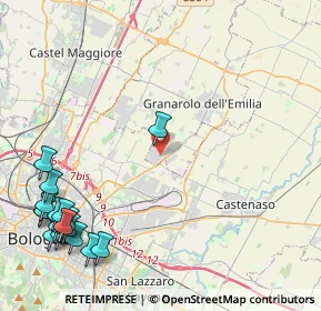 Mappa Via Zenetta, 40057 Granarolo dell'Emilia BO, Italia (6.24176)