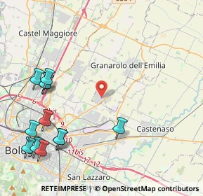 Mappa Via Zenetta, 40057 Granarolo dell'Emilia BO, Italia (5.56417)
