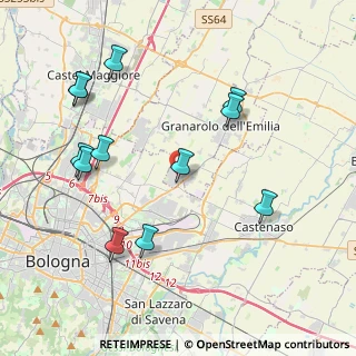 Mappa Via Zenetta, 40057 Granarolo dell'Emilia BO, Italia (4.46417)