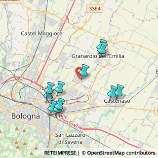Mappa Via Zenetta, 40057 Granarolo dell'Emilia BO, Italia (3.85182)