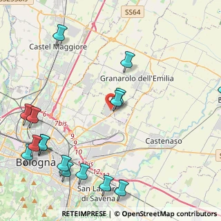 Mappa Via Zenetta, 40057 Granarolo dell'Emilia BO, Italia (5.95313)