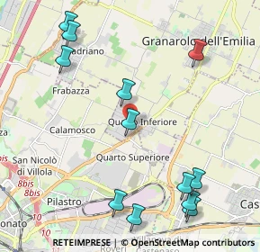 Mappa Via Zenetta, 40057 Granarolo dell'Emilia BO, Italia (2.57333)