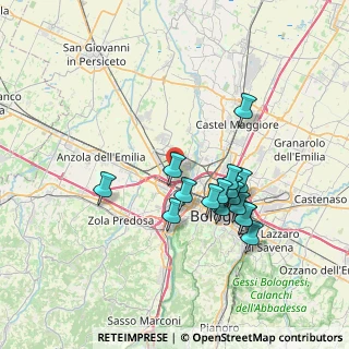 Mappa Via dell'Aereoporto, 40132 Bologna BO, Italia (6.63063)