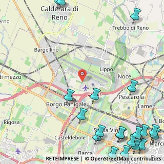 Mappa Via dell'Aereoporto, 40132 Bologna BO, Italia (3.8005)