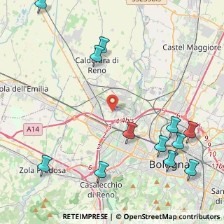 Mappa Via dell'Aereoporto, 40132 Bologna BO, Italia (5.84833)