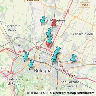 Mappa Via Rimini, 40128 Bologna BO, Italia (3.19818)
