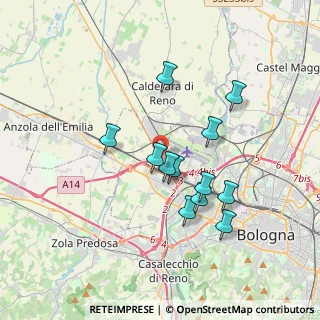 Mappa Via Maccaferri, 40132 Bologna BO, Italia (3.17417)