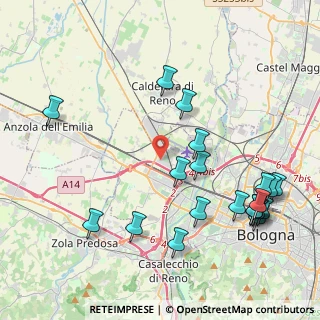 Mappa Via Maccaferri, 40132 Bologna BO, Italia (4.9855)