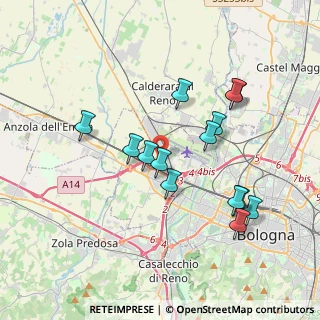 Mappa Via Maccaferri, 40132 Bologna BO, Italia (3.6)