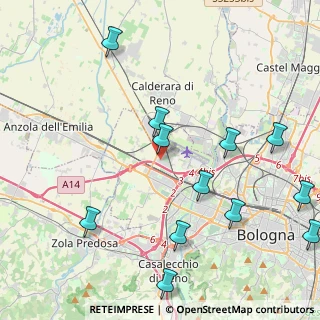 Mappa Via Maccaferri, 40132 Bologna BO, Italia (5.16583)