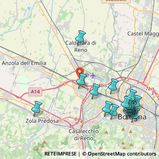 Mappa Via Maccaferri, 40132 Bologna BO, Italia (5.55412)