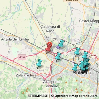 Mappa Via Maccaferri, 40132 Bologna BO, Italia (5.76444)