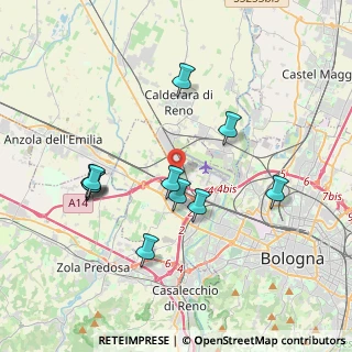 Mappa Via Maccaferri, 40132 Bologna BO, Italia (3.67364)