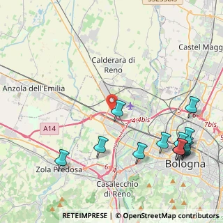 Mappa Via Maccaferri, 40132 Bologna BO, Italia (5.50923)