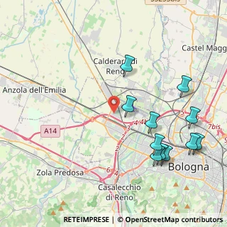 Mappa Via Maccaferri, 40132 Bologna BO, Italia (4.74)