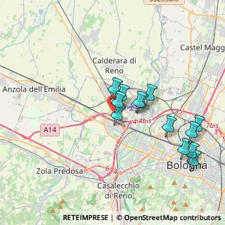 Mappa Via Maccaferri, 40132 Bologna BO, Italia (3.68077)
