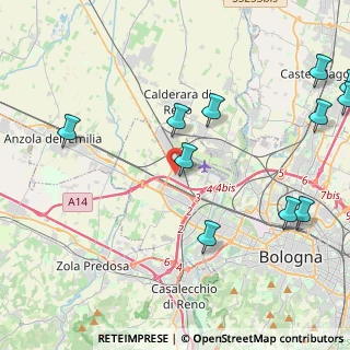 Mappa Via Maccaferri, 40132 Bologna BO, Italia (5.55636)