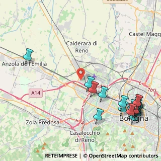 Mappa Via Maccaferri, 40132 Bologna BO, Italia (5.84889)