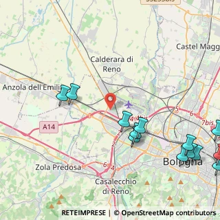 Mappa Via Maccaferri, 40132 Bologna BO, Italia (5.91231)
