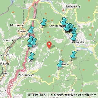 Mappa Via Cadelè Bricollo, 16010 Serra Riccò GE, Italia (2.05652)