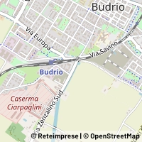 Karte Budrio