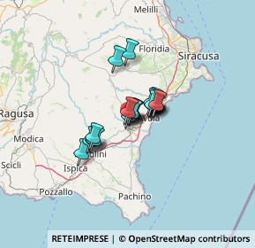 Mappa Via R. Trigona, 96017 Noto SR, Italia (7.87)