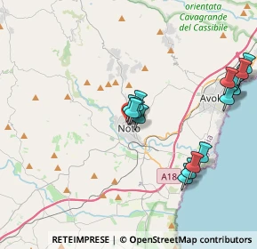 Mappa Via R. Trigona, 96017 Noto SR, Italia (4.566)