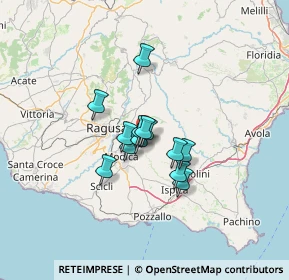 Mappa SP28, 97015 Modica RG, Italia (9.43385)