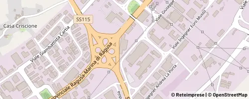 Mappa Ragusa