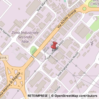 Mappa Zona industriale, 97100 Ragusa, Ragusa (Sicilia)
