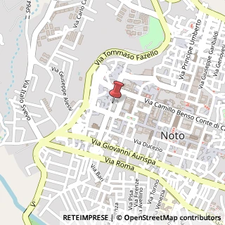 Mappa Via Galileo Galilei, 14, 96017 Noto, Siracusa (Sicilia)