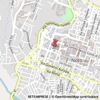 Mappa Via Giordano Bruno, 8, 96017 Noto, Siracusa (Sicilia)