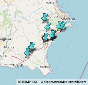 Mappa Via Salvatore Tafaro, 96017 Noto SR, Italia (9.8435)