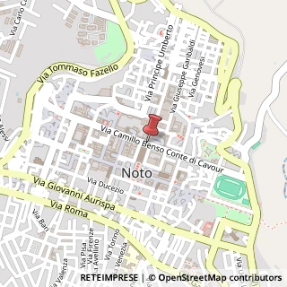 Mappa Via cavour 68, 96012 Noto, Siracusa (Sicilia)